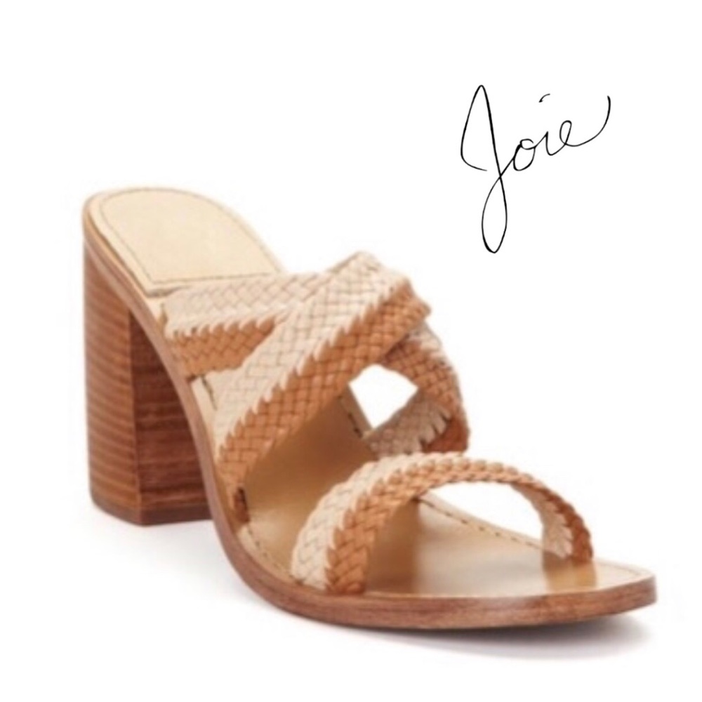 Bohemian Boho Women’s Joie Whats Going On Strappy Braided Leather Sandal Size 9